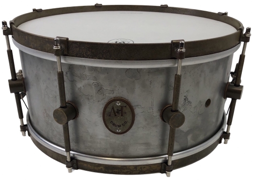 A&F Drum Co Raw Steel Snare